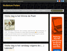 Tablet Screenshot of nutteloze-feiten.nl